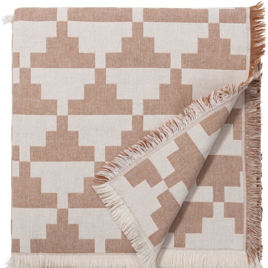 Textil Brita Sweden Pladar & Filtar | Confect Plad 130X170 Cm, Nude