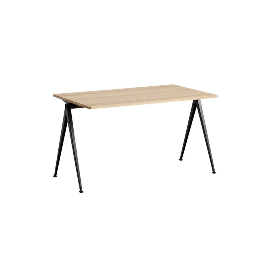 Mobler HAY Skrivbord | Pyramid Desk 01 140X75, Black Frame/Matt