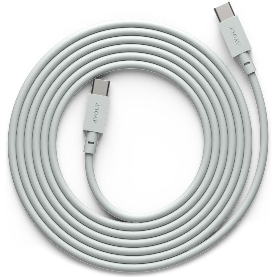 Belysning Avolt Lampsladdar & Ovriga Lamptillbehor | Cable 1 Laddsladd Usb-C / Usb-C 2 M, Gotland Grey