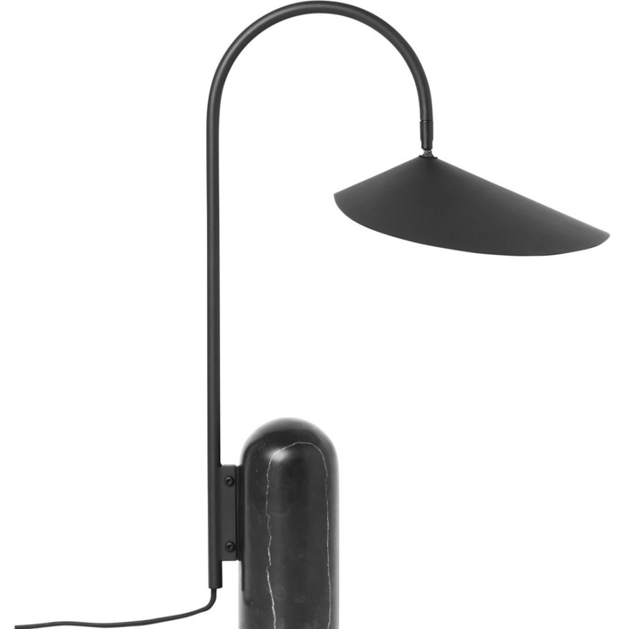 Belysning Ferm Living Bordslampor | Arum Bordslampa, Svart