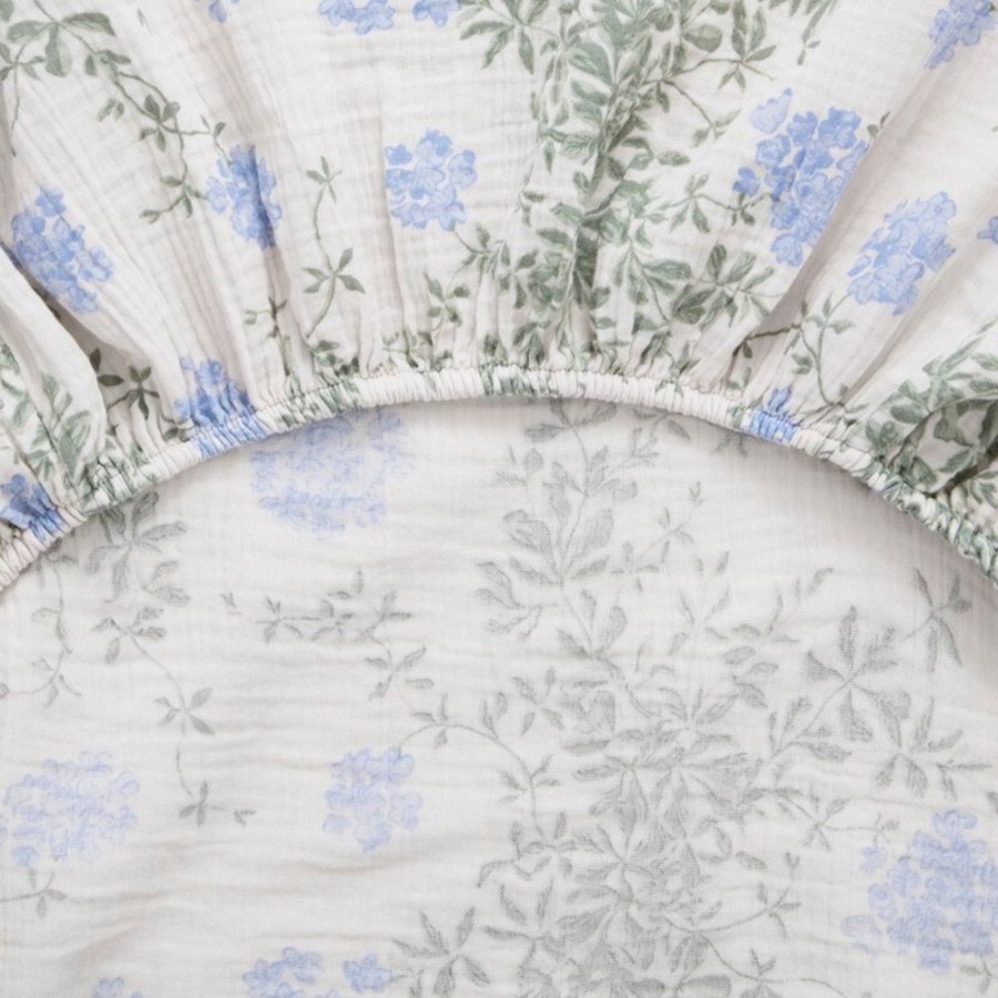 Textil Garbo & Friends Underlakan | Plumbago Dra-Pa-Lakan Bla, 140X200 Cm