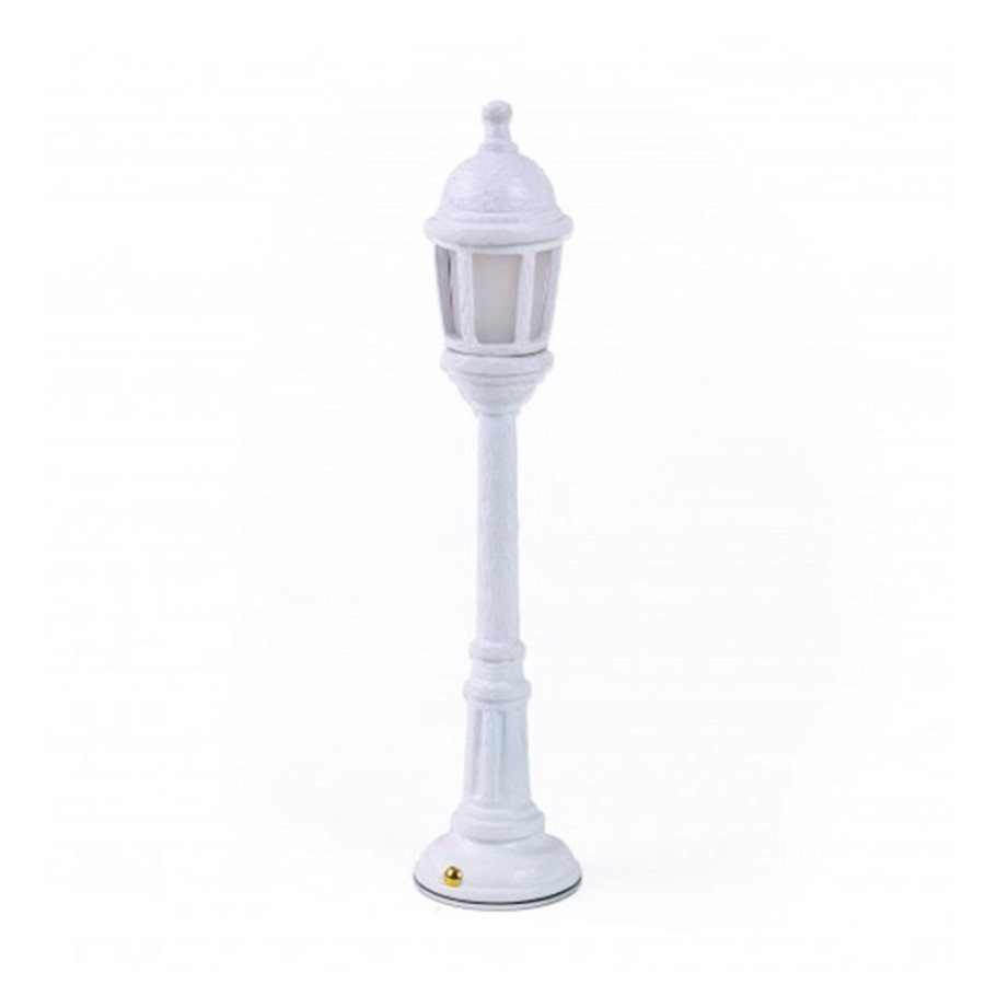 Belysning Seletti Bordslampor | Street Lamp Dining Bordslampa I Resin, Vit