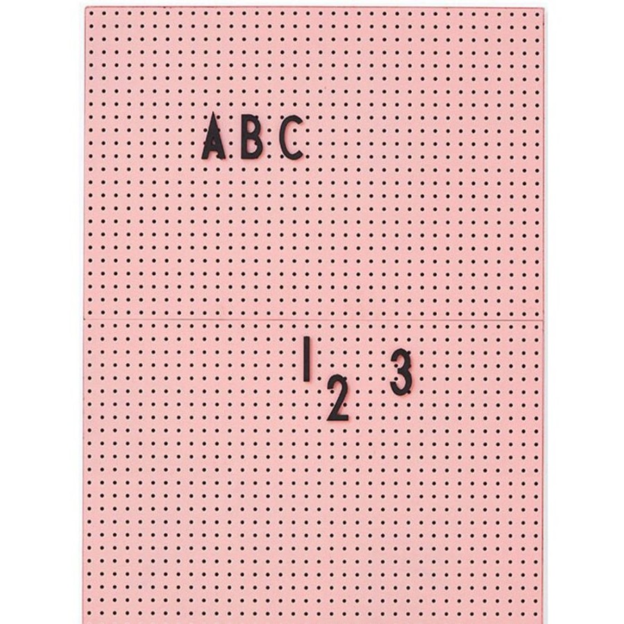 Inredning Design Letters Kalendrar & Anteckningsblock | Anslagstavla A4, Pink