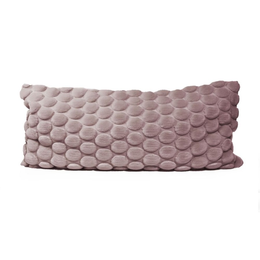 Textil Ceannis Prydnadskuddar & Kuddfodral | Egg Kuddfodral 40X90 Cm, Dusty Pink