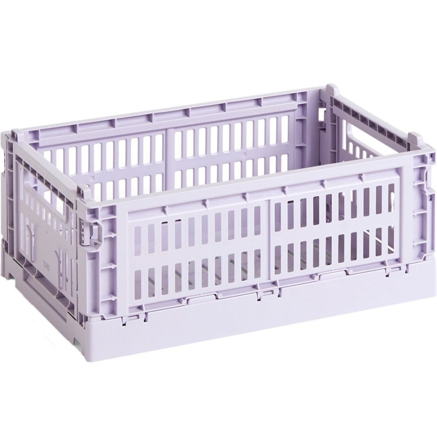 Inredning HAY Boxar & Askar | Colour Crate Forvaringslada S, 17X26,5 Cm, Lavendel