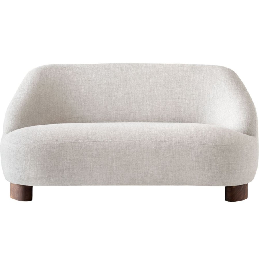 Mobler &Tradition 2-Sitssoffor | Margas Lc3 Soffa 2-Sits, Valnot/Svevo 002