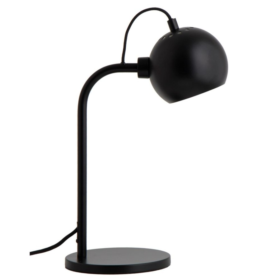 Belysning Frandsen Bordslampor | Ball Single Bordslampa, Matt Svart