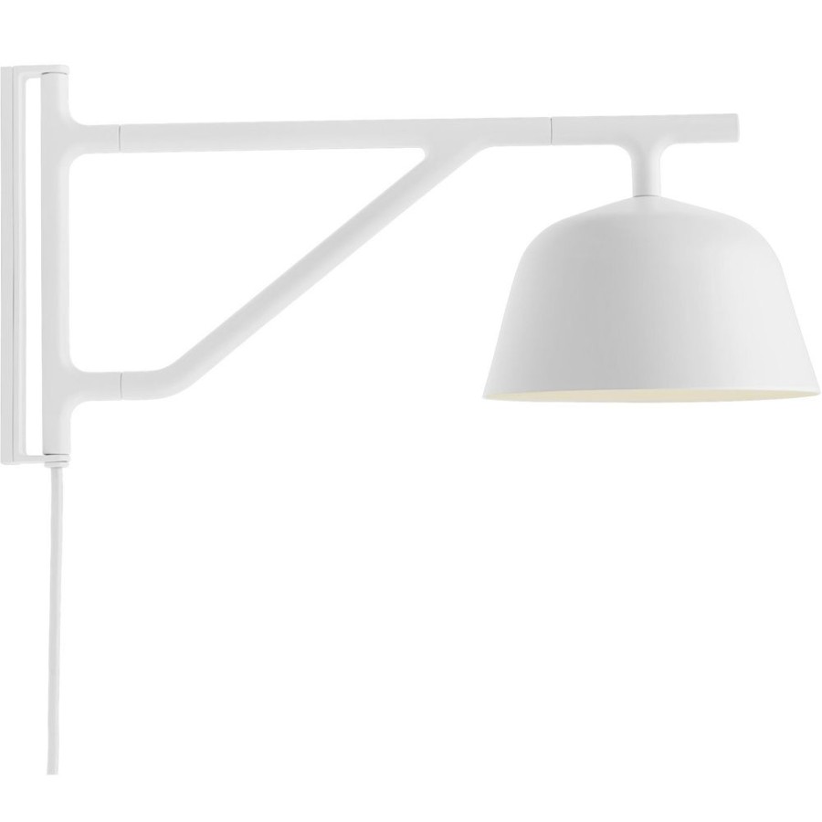 Belysning Muuto Vagglampor | Ambit Vagglampa, Vit