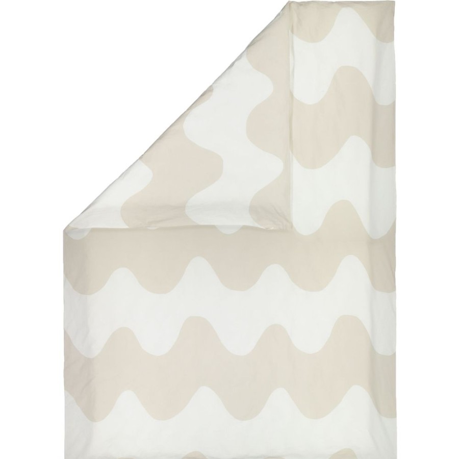 Textil Marimekko Paslakan | Lokki Paslakan Beige / Vit, 240X220 Cm