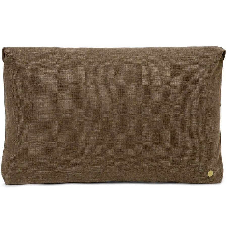 Textil Ferm Living Prydnadskuddar & Kuddfodral | Clean Prydnadskudde Hot Madison 60X40 Cm, Smoked Chocolate