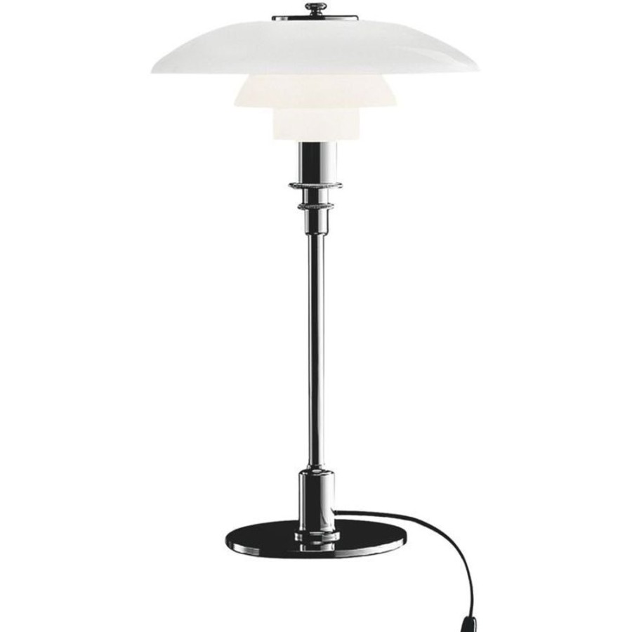 Belysning Louis Poulsen Sanglampor | Ph 3/2 Bordslampa, Krom