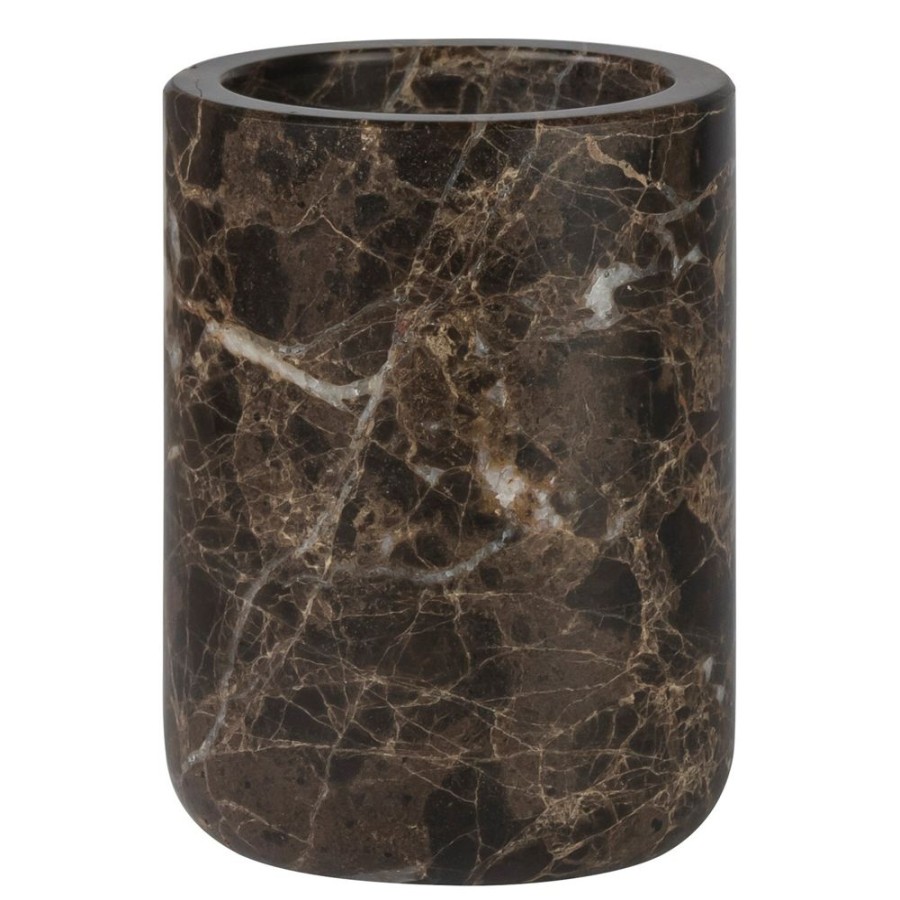 Inredning Mette Ditmer Tandborsthallare | Marble Tandborsthallare, Brun