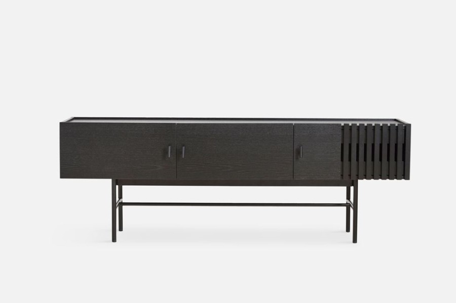 Mobler Woud Tv- Och Mediamobler | Array Sideboard Lag 150 Cm, Svartmalad Ek