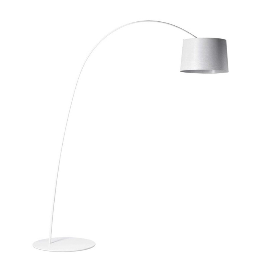 Belysning Foscarini Golvlampor | Twiggy Golvlampa, Vit