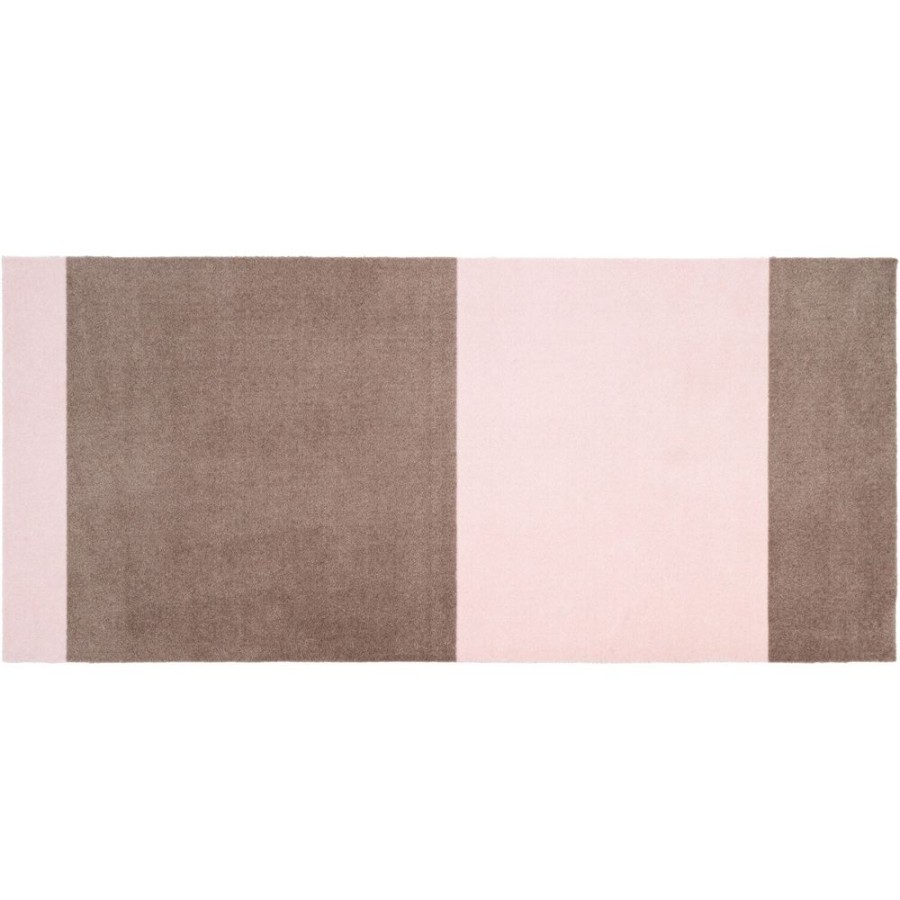 Mattor Tica Copenhagen Plastmattor | Stripes Matta Sand/Light Rose, 90X200 Cm