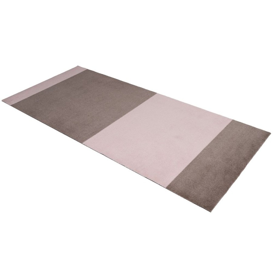 Mattor Tica Copenhagen Plastmattor | Stripes Matta Sand/Light Rose, 90X200 Cm