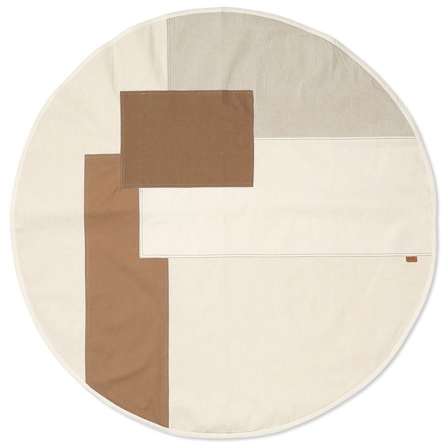 Mattor Ferm Living Bomullsmattor & Trasmattor | Tonal Julgransmatta 120 Cm, Beige