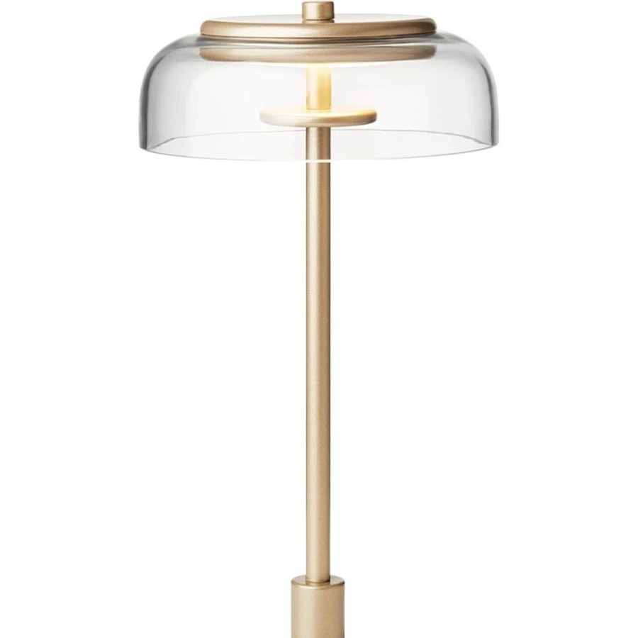 Belysning Nuura Bordslampor | Blossi Bordslampa Integrerad 170 Mm, Guld / Klar