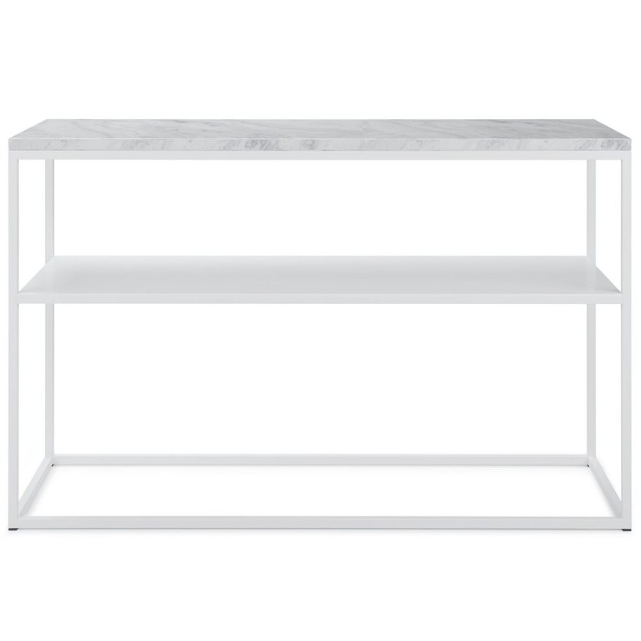 Mobler Decotique Sideboards | Marvelous Sidobord 62X105 Cm, Vit/Vit Marmor