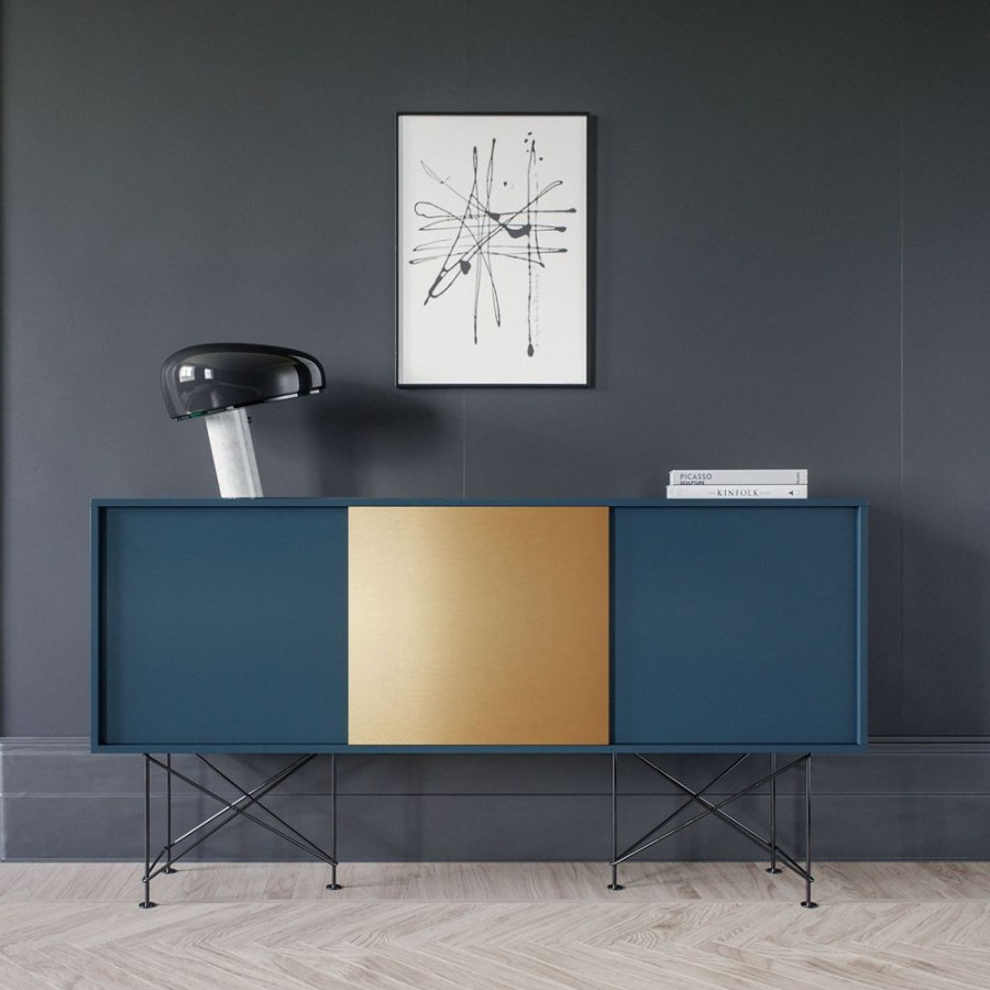 Mobler Decotique Sideboards | Vogue Sideboard 180H, Valnot/1W2B/Svart