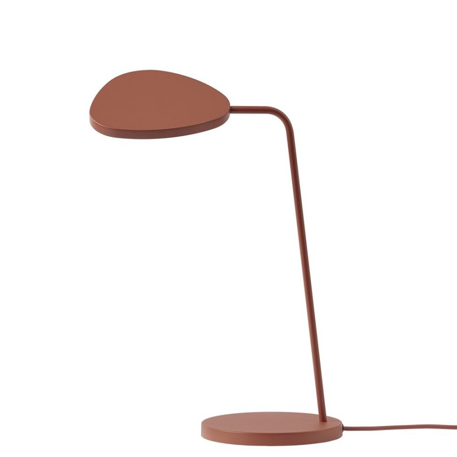 Belysning Muuto Bordslampor | Leaf Bordslampa, Copper Brown