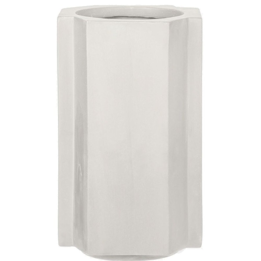 Inredning Louise Roe Krukor | Funki Pot Small, Plaster White Kruka Plaster White