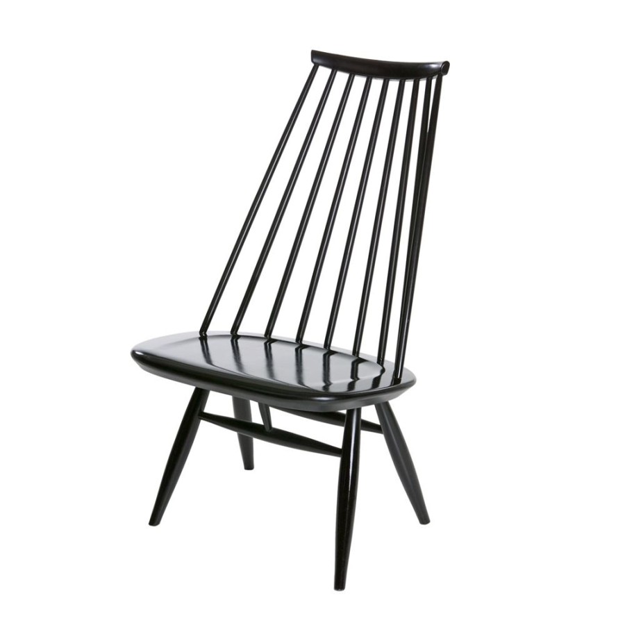 Mobler Artek Fatoljer | Mademoiselle Loungestol, Svartbetsad