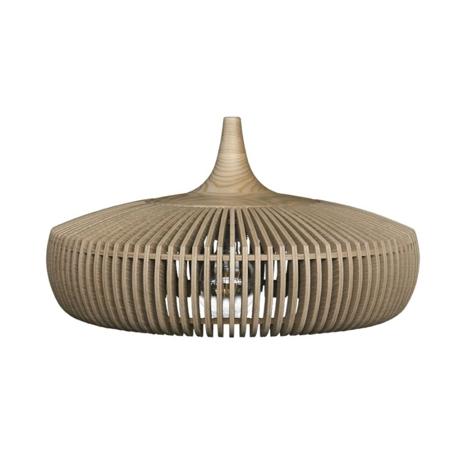 Belysning Umage Lampskarmar | Clava Dine Wood Lampskarm, Natur Ek