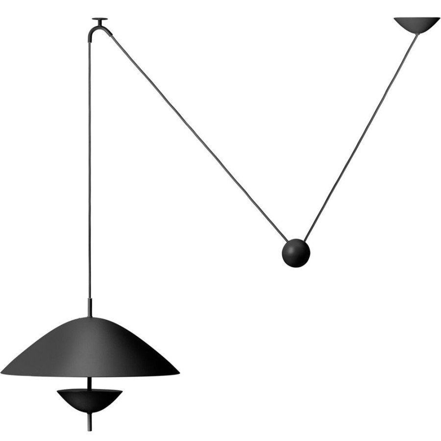 Belysning Ferm Living Taklampor | Lod Pendant Lampa, Iron Black