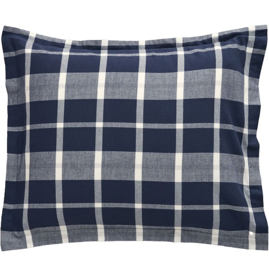 Textil Gant Home Orngott | Flannel Check Orngott Marine 50X60 Cm