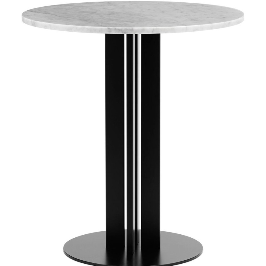 Mobler Normann Copenhagen Matbord | Scala Cafebord O70 Cm, Vit Marmor