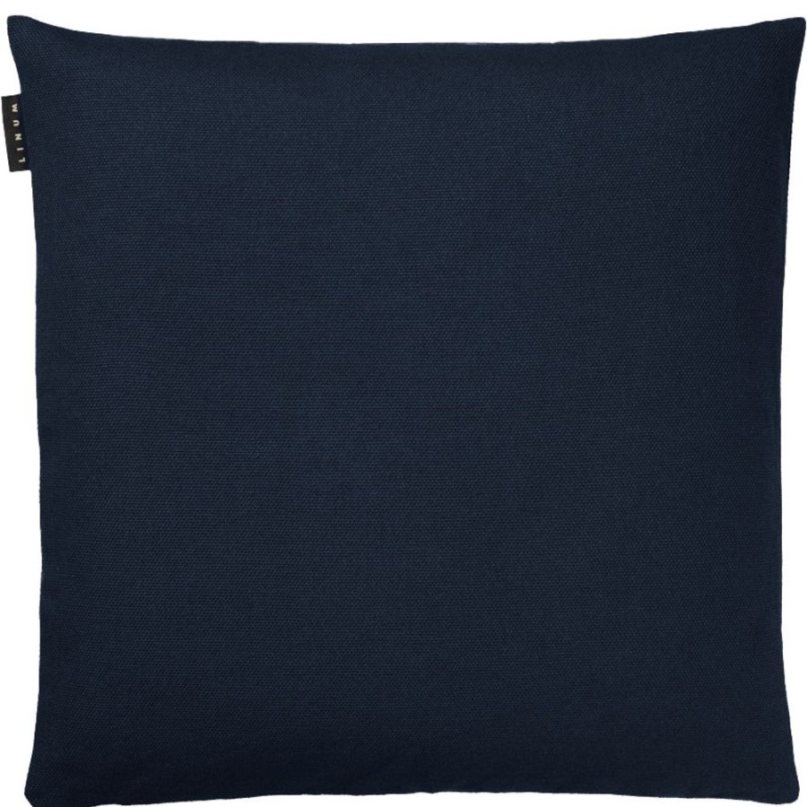 Textil Linum Prydnadskuddar & Kuddfodral | Pepper Kuddfodral 50X50 Cm, Dark Navy Blue