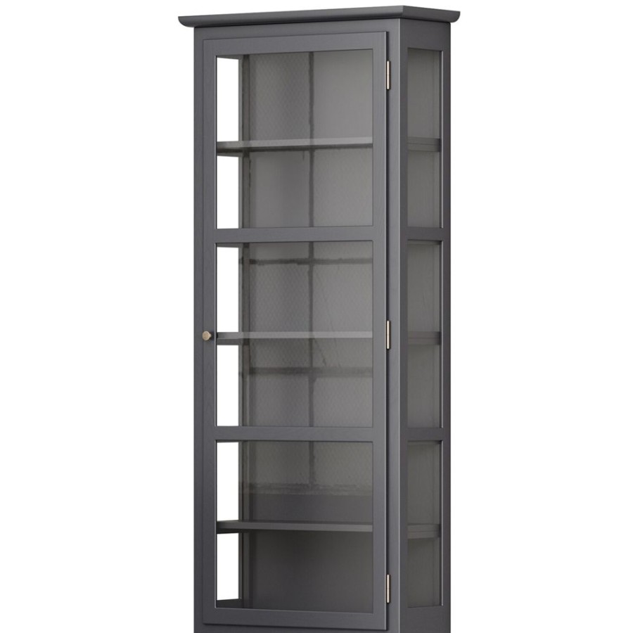 Mobler Lindebjerg Design Vitrinskap | N4 Vitrinskap, Anthracite