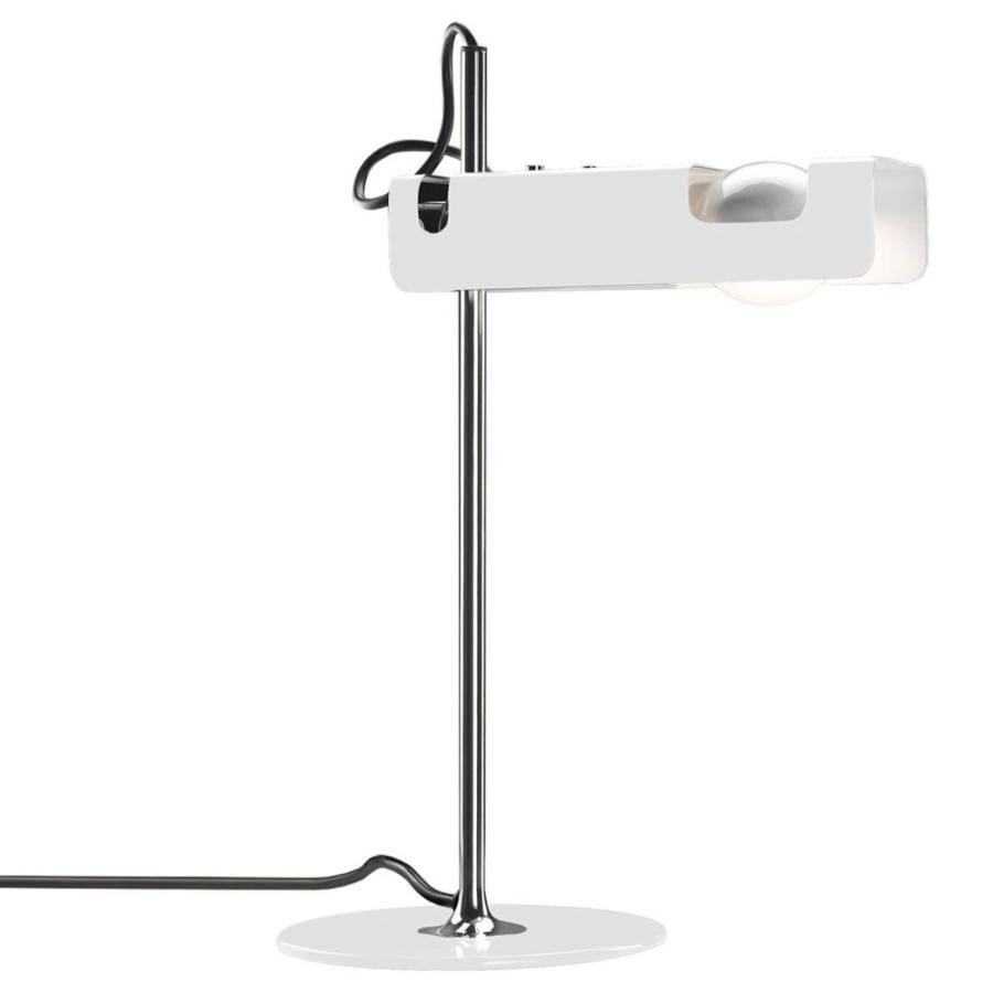 Belysning Oluce Bordslampor | Spider 291 Bordslampa, Vit