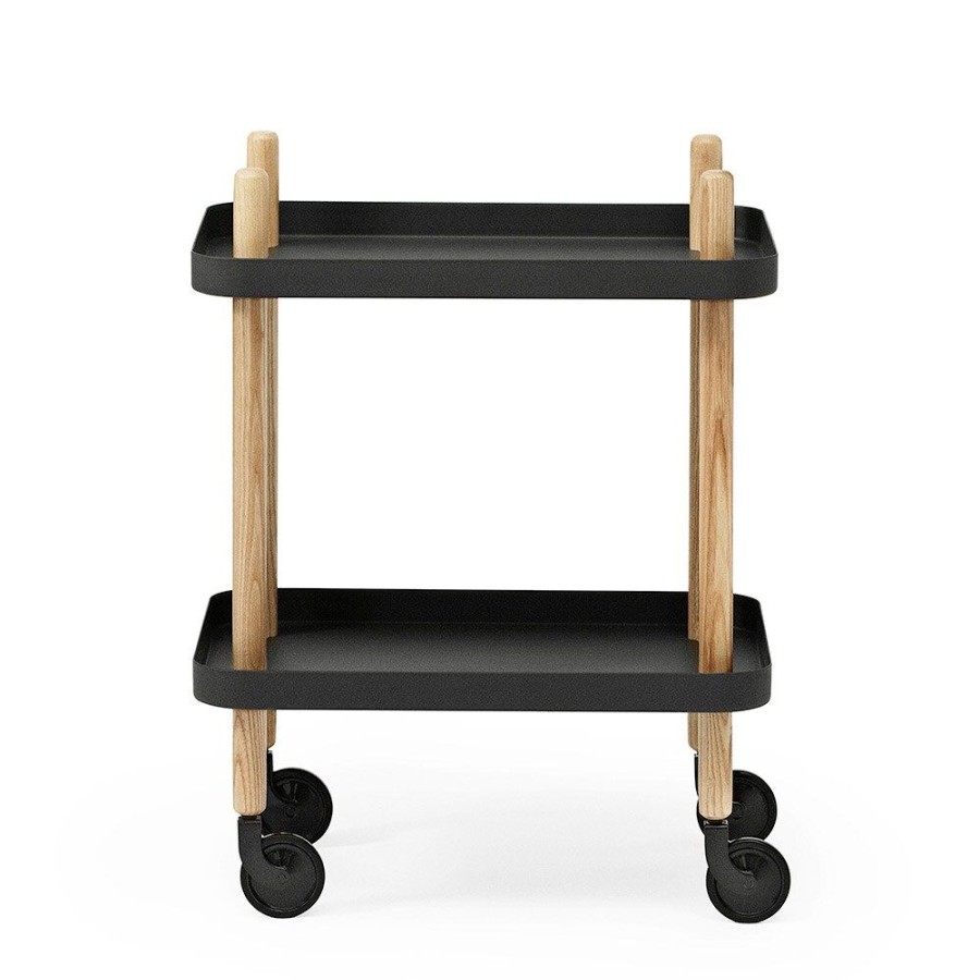 Mobler Normann Copenhagen Serveringsvagnar & Rullbord | Block Bord, Svart