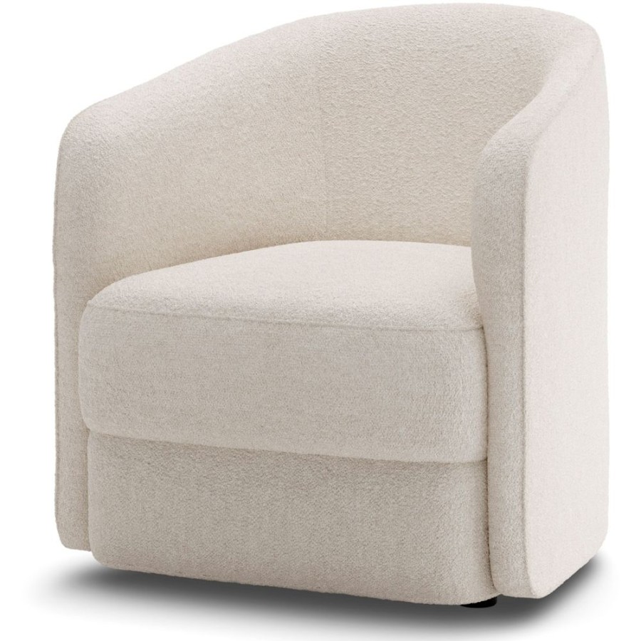 Mobler New Works Fatoljer | Covent Lounge Chair, Narrow, - Nevotex, Barnum Lana