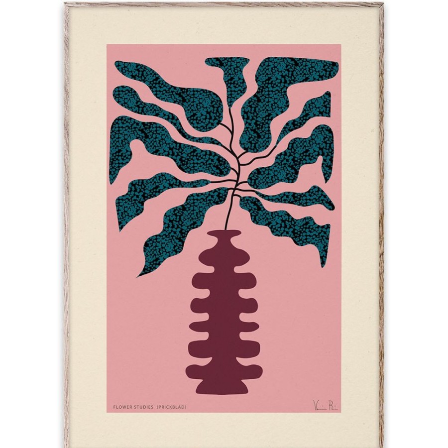 Inredning Paper Collective Posters | Flower Studies 01 (Prickblad) Poster 30X40 Cm