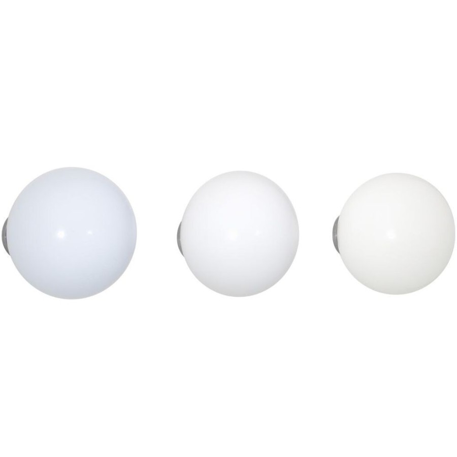 Inredning Vitra Krokar & Galgar | Coat Dots Knopp 3-Pack, Vit