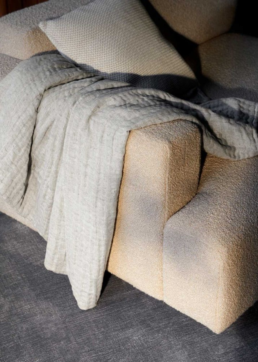 Textil &Tradition Pladar & Filtar | Collect Sc81 Plad 140X210 Cm, Sand/Cloud