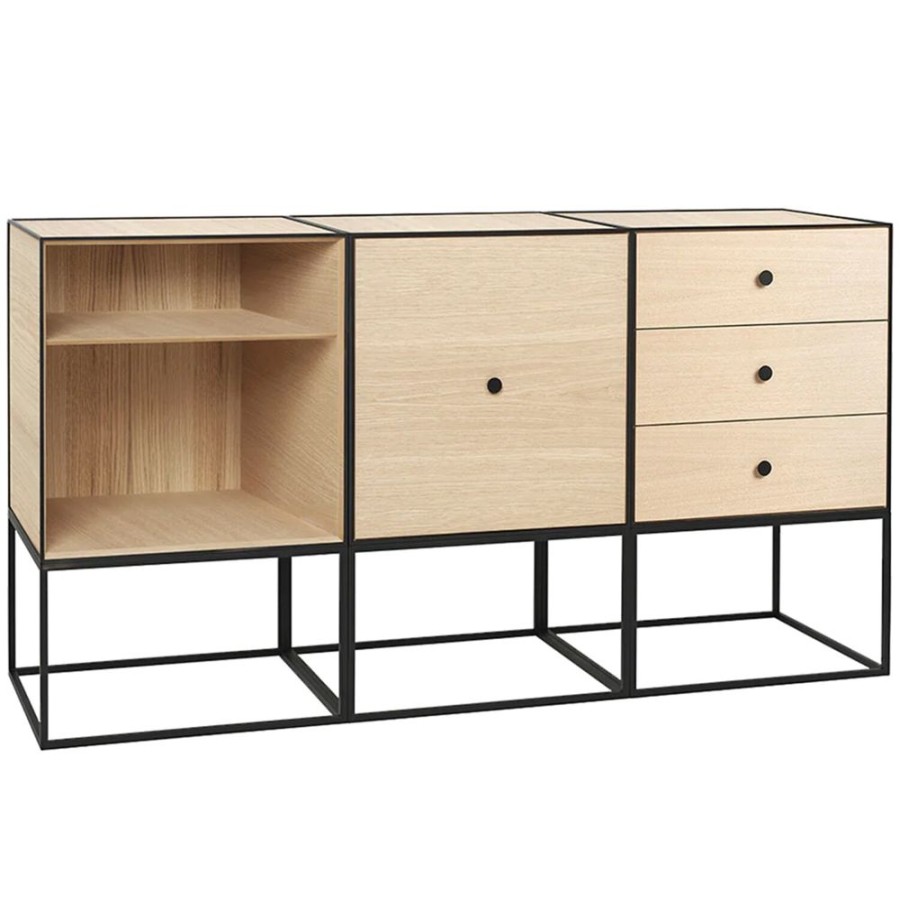 Mobler Audo Copenhagen Sideboards | Frame 49 Trio Sideboard Med Underrede, Ek