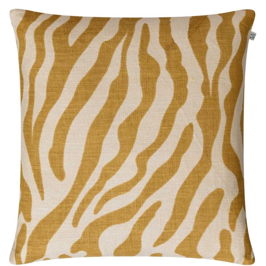 Textil Chhatwal & Jonsson Prydnadskuddar & Kuddfodral | Zebra Kuddfodral 50X50 Cm, Spicy Yellow