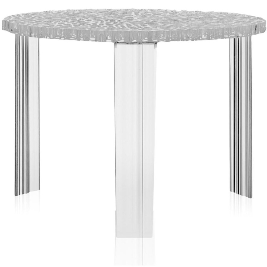 Mobler Kartell Sidobord & Smabord | T-Table Sidobord, Kristall