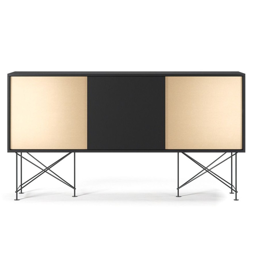 Mobler Decotique Sideboards | Vogue Sideboard 180H, Antracit/1A2B/Svart