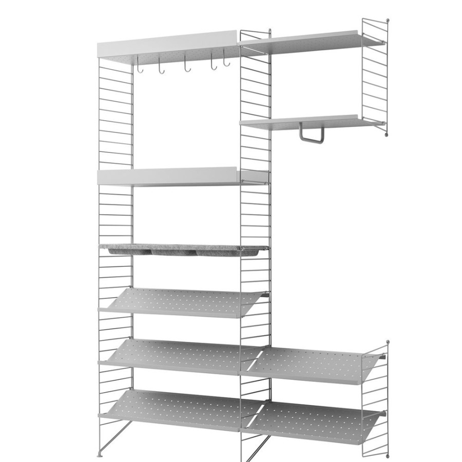 Mobler String Hyllkombinationer | String Hyllsystem No 11, Gra