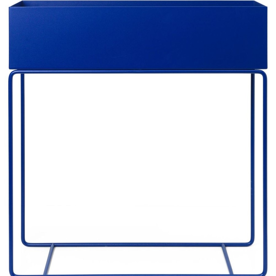 Inredning Ferm Living Krukor | Plant Box Blomlada 60X65 Cm, Bright Blue