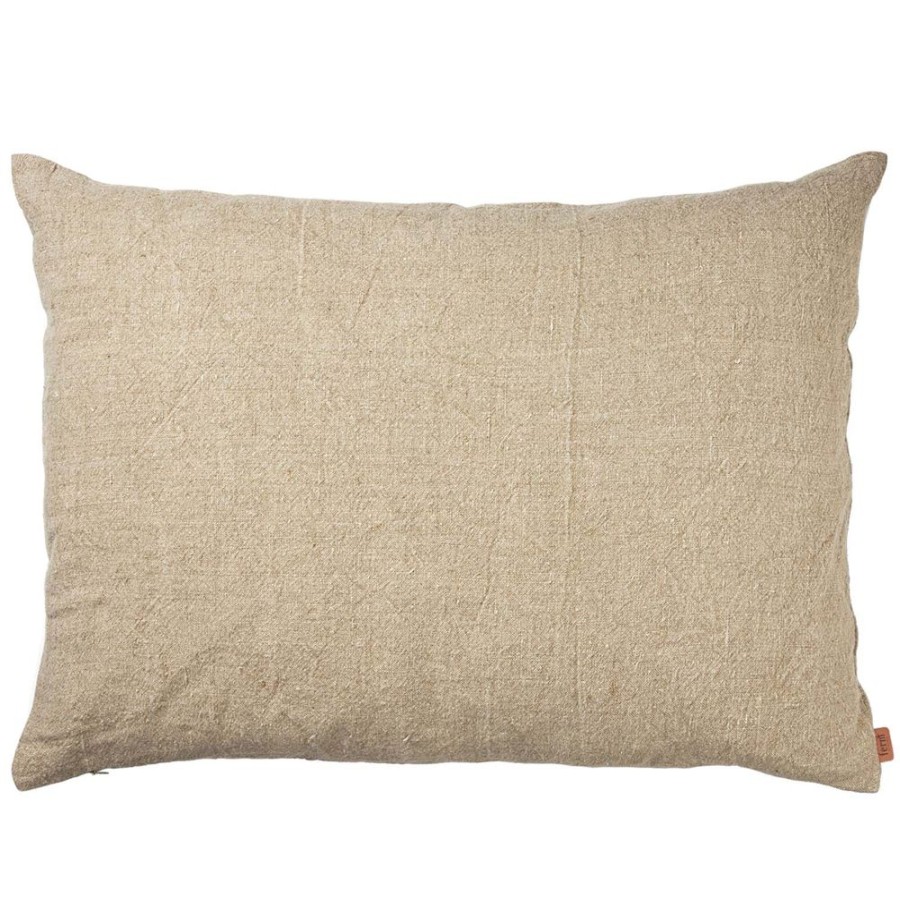 Textil Ferm Living Prydnadskuddar & Kuddfodral | Heavy Linen Kuddfodral 60X80 Cm, Natur