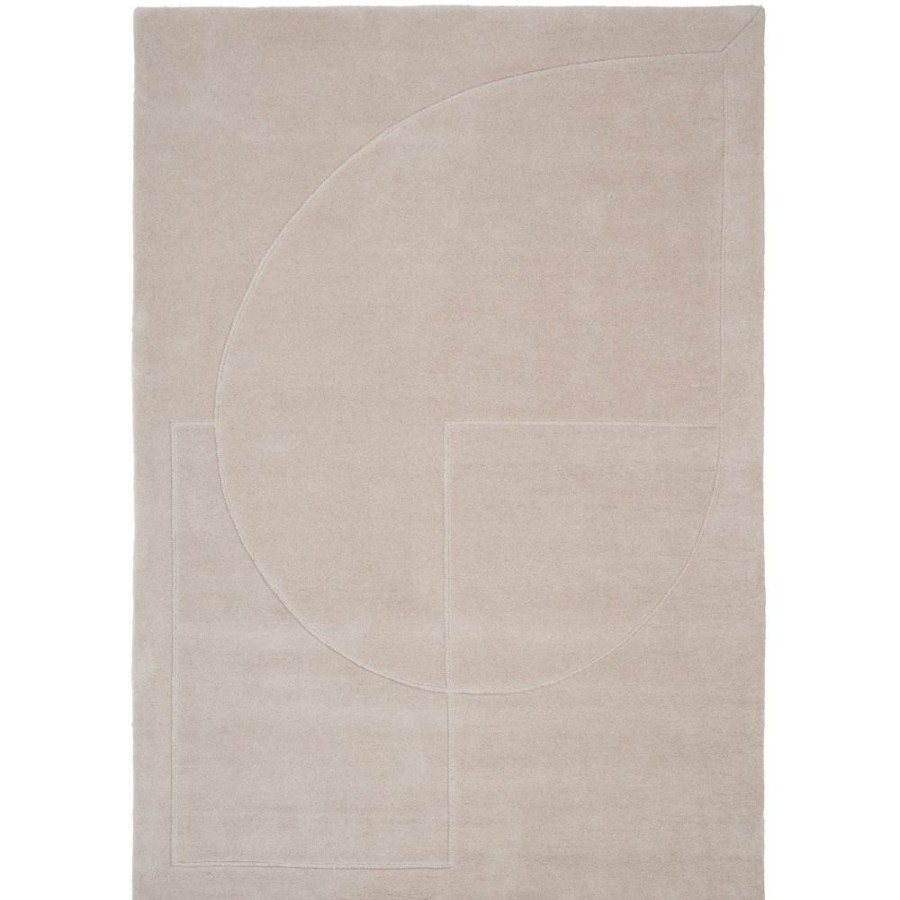 Mattor Linie Design Viskosmattor & Polyestermattor | Lineal Poem Ullmatta 140X200 Cm, Beige