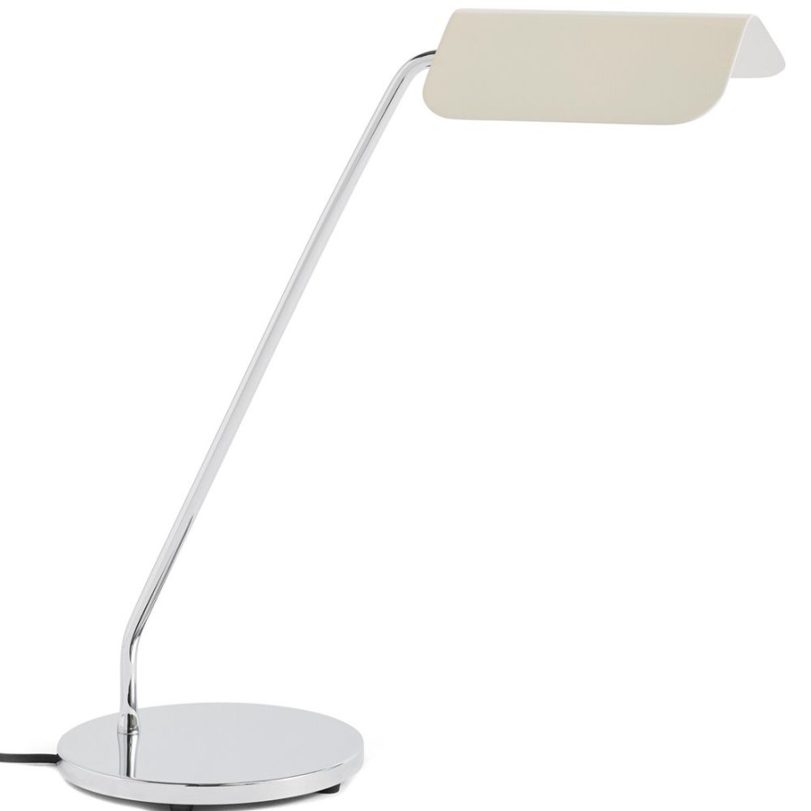 Belysning HAY Bordslampor | Apex Skrivbordslampa, Oyster White