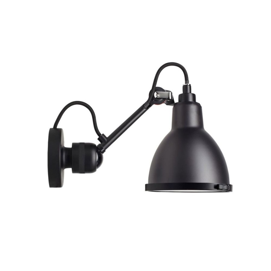 Belysning DCWéditions Utebelysning | Lampe Gras N°304 Classic Outdoor Seaside Vagglampa, Svart