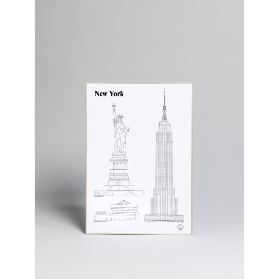 Inredning Studio Esinam Posters | New York Landmarks Poster